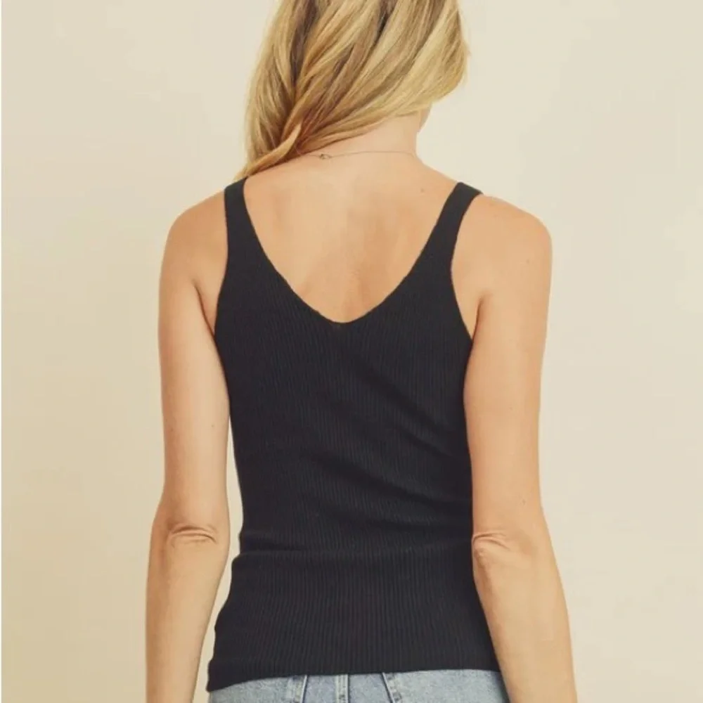 Andi Ribbed Knit Tank - Picture 2 of 3